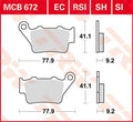 BRAKE PAD ORGANIC OFFROAD