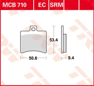 BRAKE PAD ORGANIC SCOOTER -125