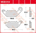 BRAKE PAD ORGANIC STREET