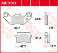 BRAKE PAD ORGANIC STREET