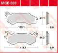 BRAKE PAD ORGANIC SCOOTER