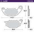 BRAKE PAD CARBON RACING