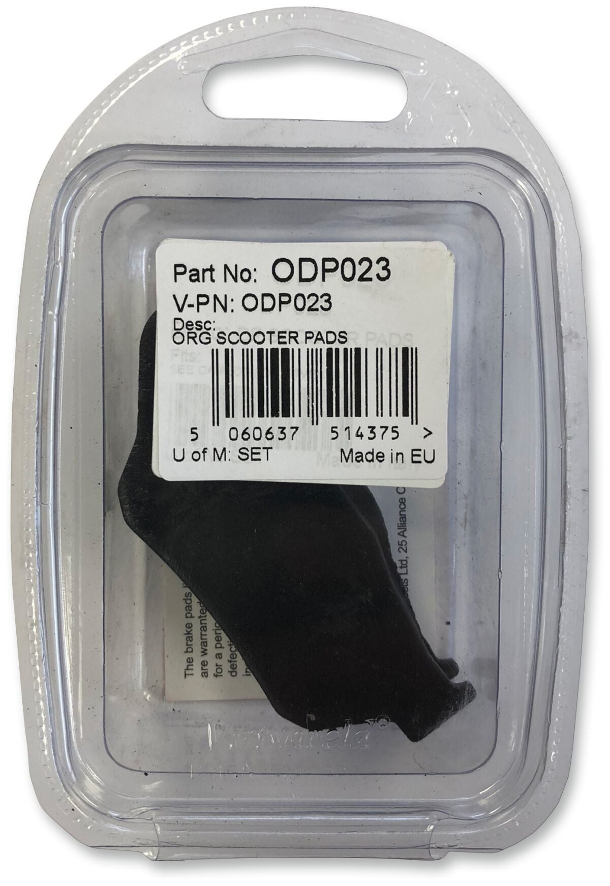 BRAKE PAD ORGANIC SCOOTER