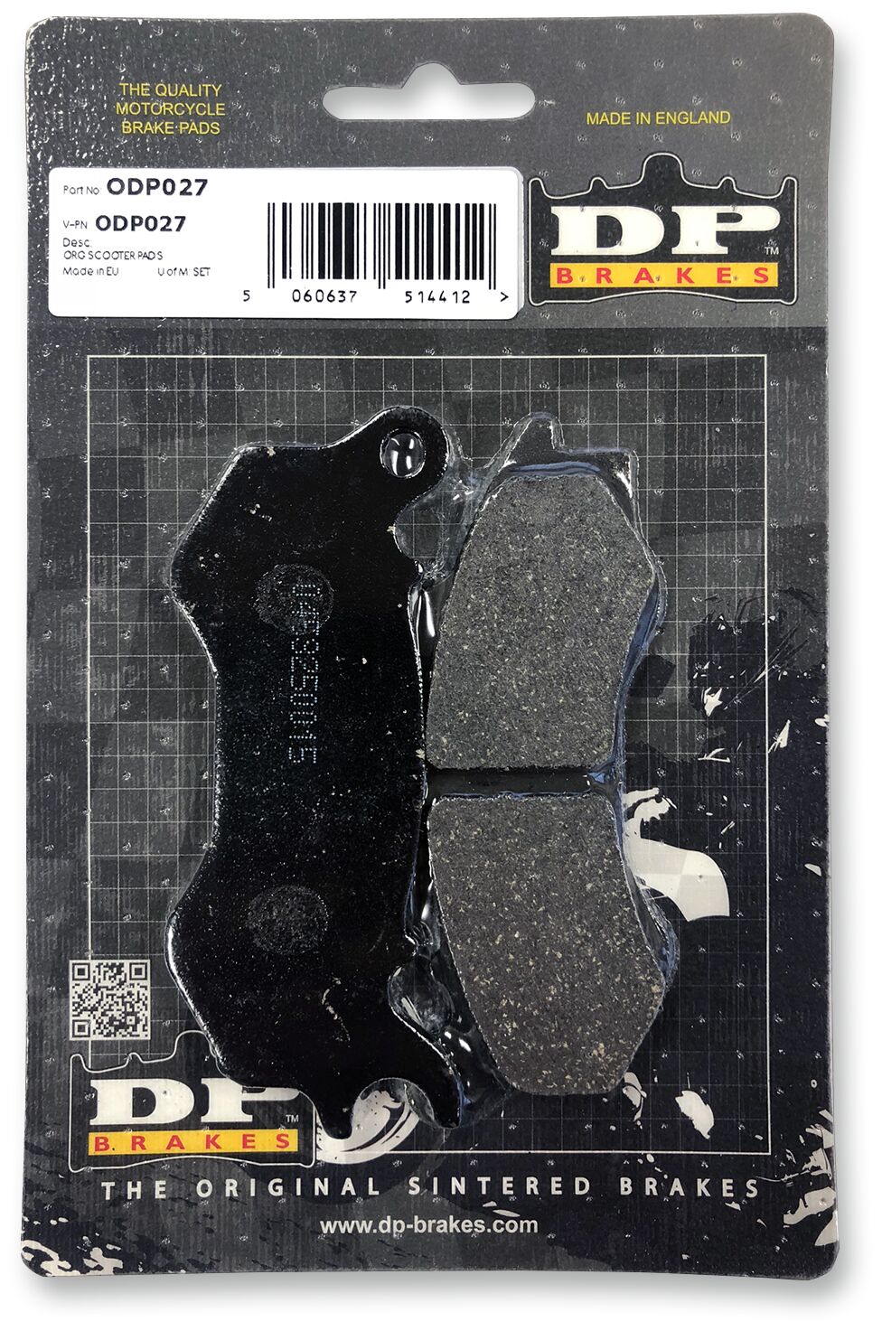 BRAKE PAD ORGANIC SCOOTER
