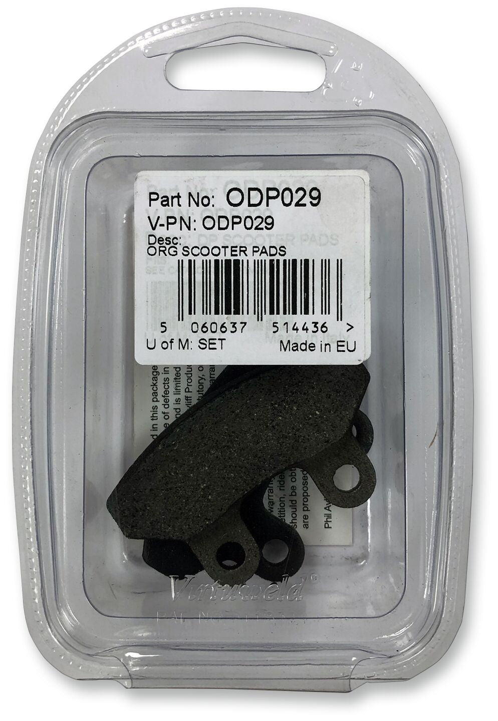 BRAKE PAD ORGANIC SCOOTER