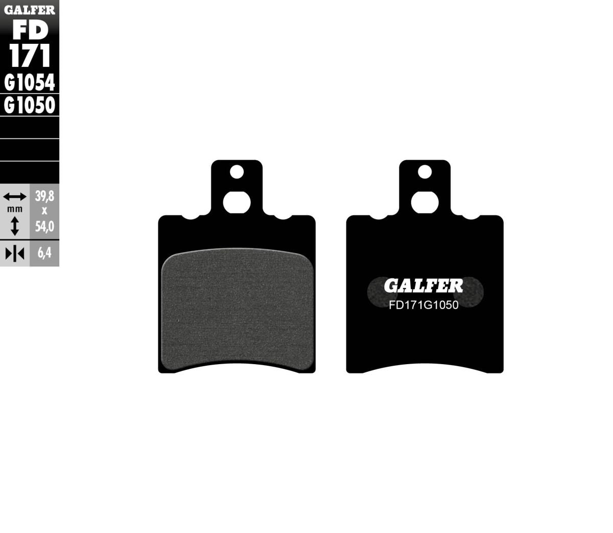 BRAKE PAD SEMI METAL SCOOTER