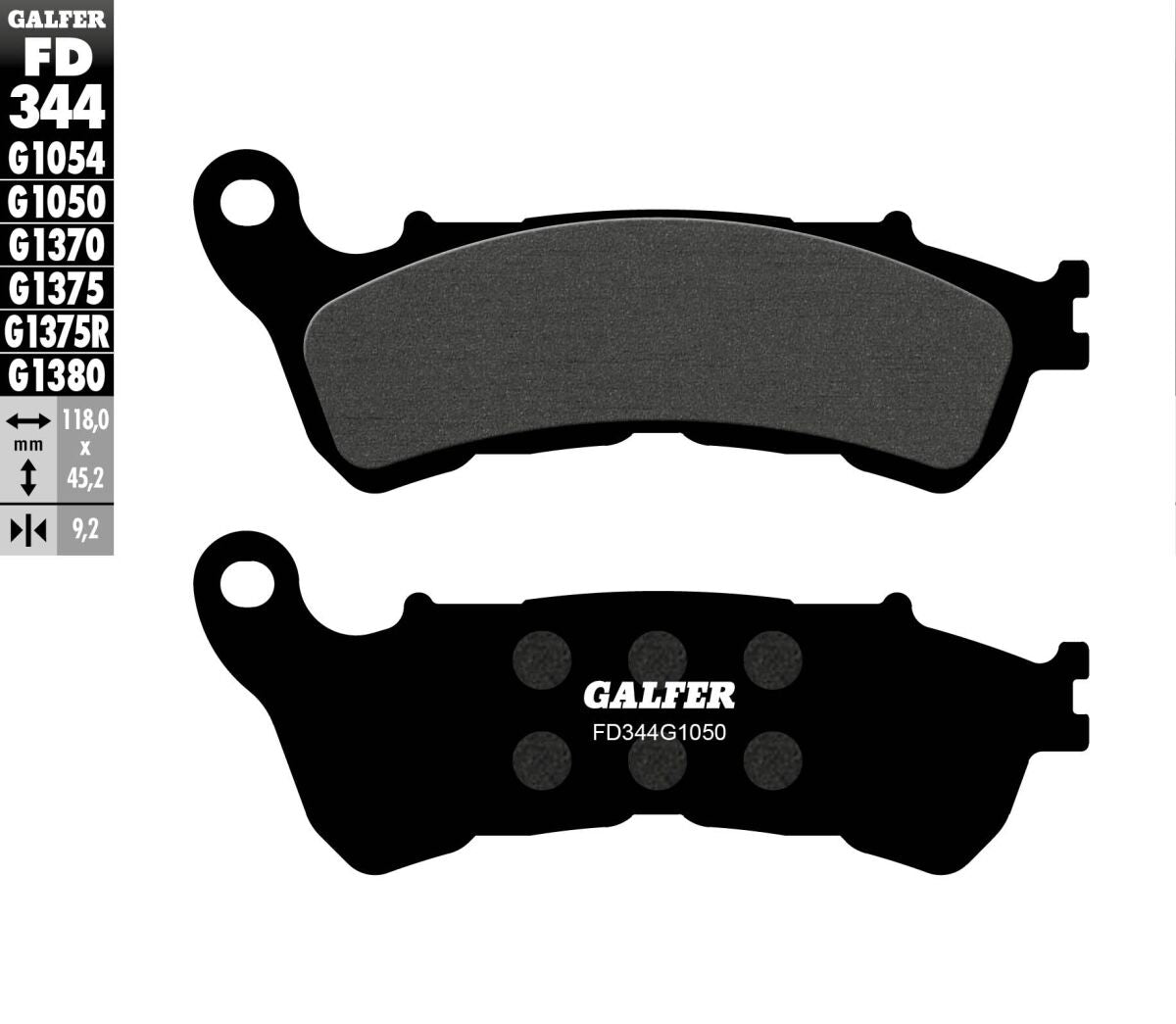 BRAKE PAD SEMI METAL SCOOTER