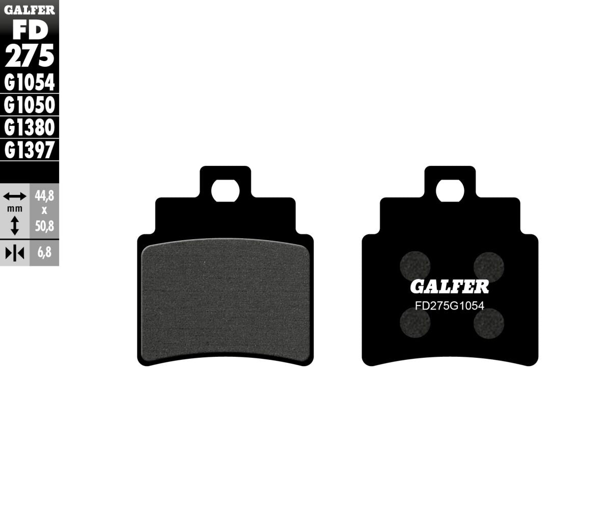 BRAKE PAD SEMI METAL