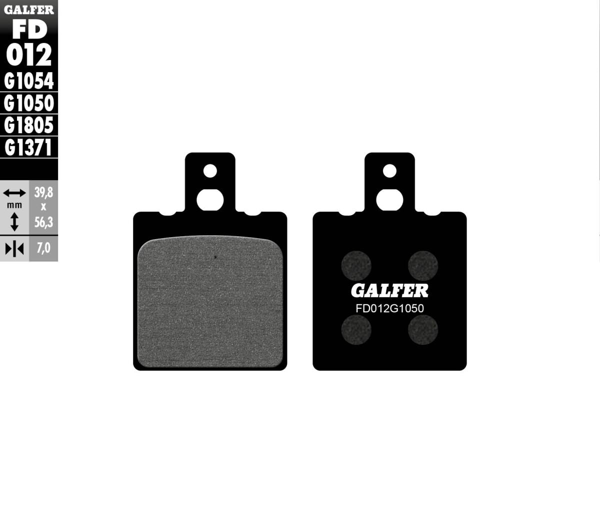 BRAKE PAD SEMI METAL SCOOTER
