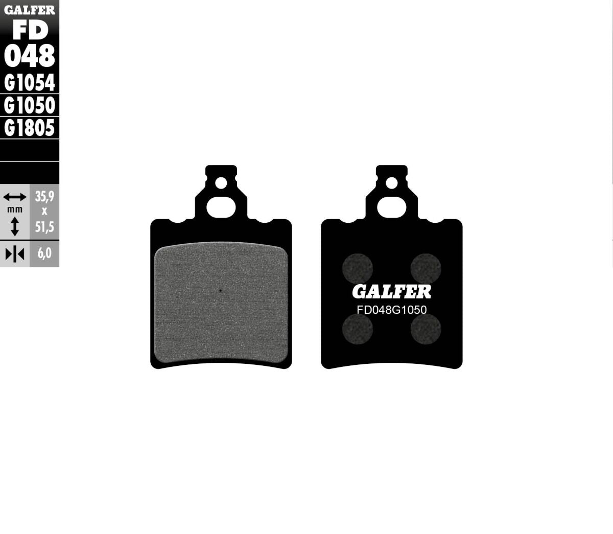 BRAKE PAD SEMI METAL SCOOTER