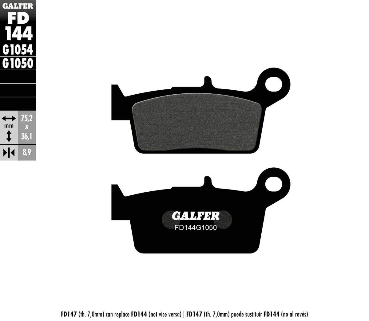 BRAKE PAD SEMI METAL SCOOTER