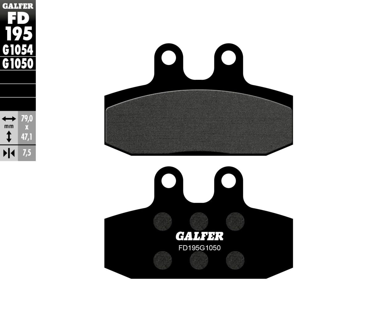 BRAKE PAD SEMI METAL