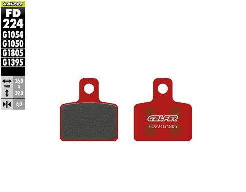 BRAKE PAD SEMI METAL
