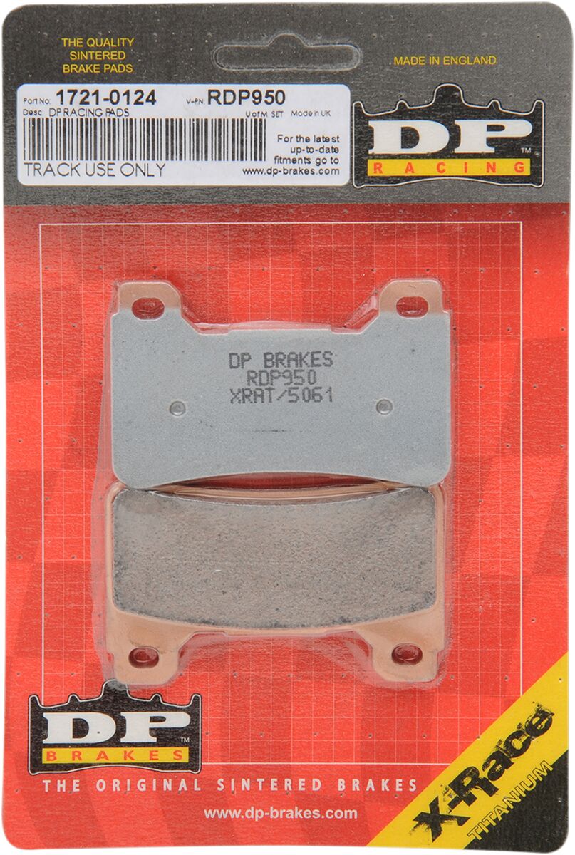 BRAKE PAD SINTRD RDP950HH