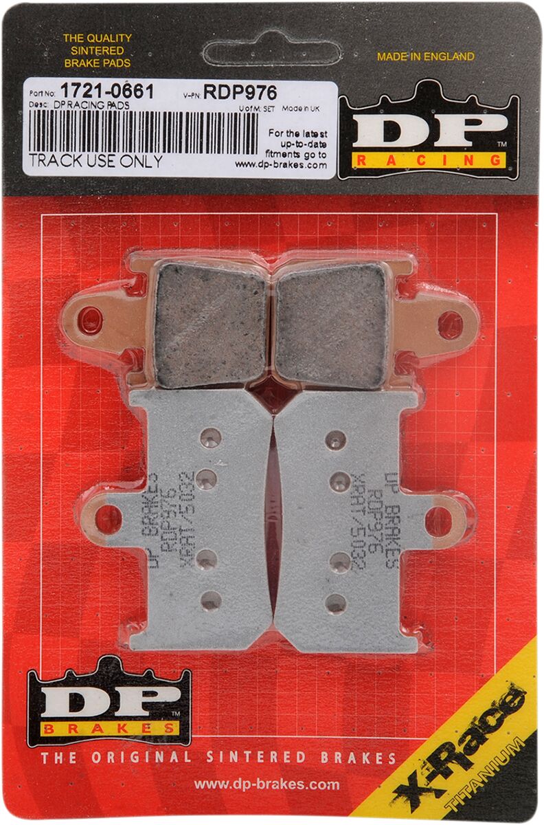 BRAKE PAD DP STRT RDP976