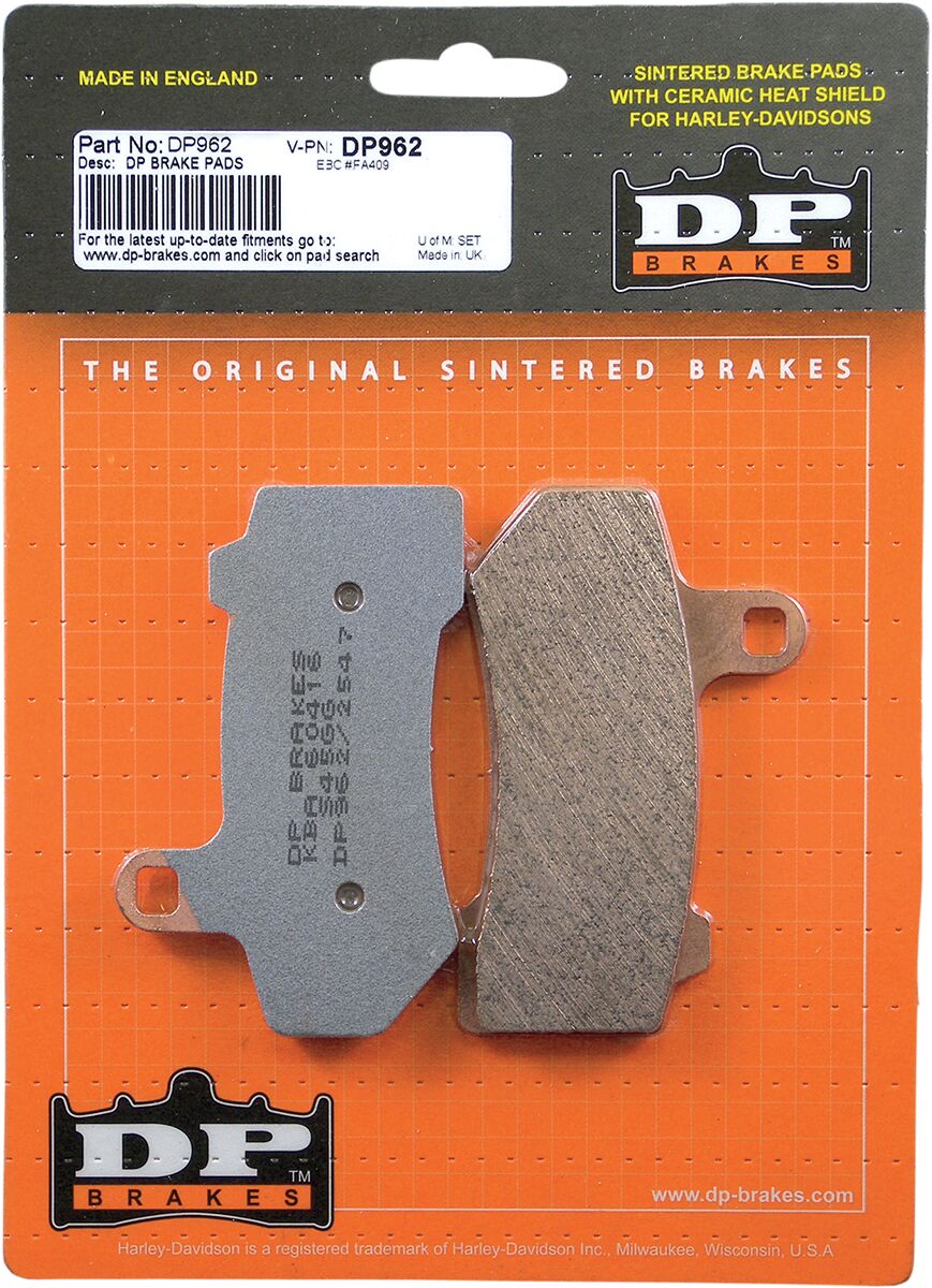 BRAKE PAD SINTERED DP962