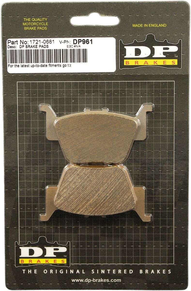 BRAKE PAD SINTERED DP961