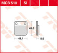 BRAKE PAD TRW MCB510SI