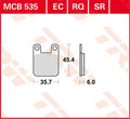 BRAKE PAD TRW MCB535RQ
