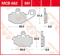 BRAKE PAD TRW MCB662SH