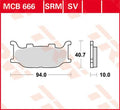 BRAKE PAD TRW MCB666SV