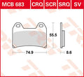 BRAKE PAD TRW MCB683SV