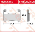 BRAKE PAD TRW MCB752SV