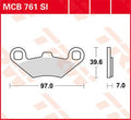 BRAKE PAD TRW MCB761SI