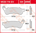 BRAKE PAD TRW MCB776SH