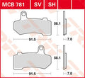 BRAKE PAD TRW MCB781SH