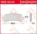 BRAKE PAD TRW MCB792SV