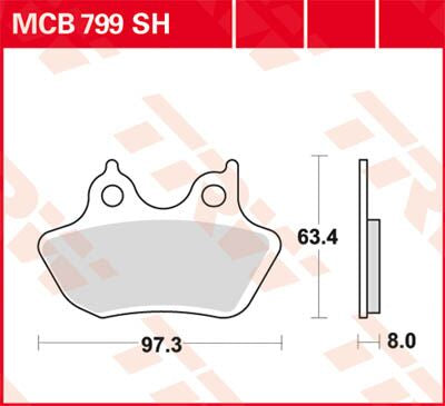 BRAKE PAD TRW 44082-00