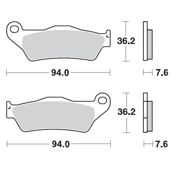 BRAKE PAD RACING GP