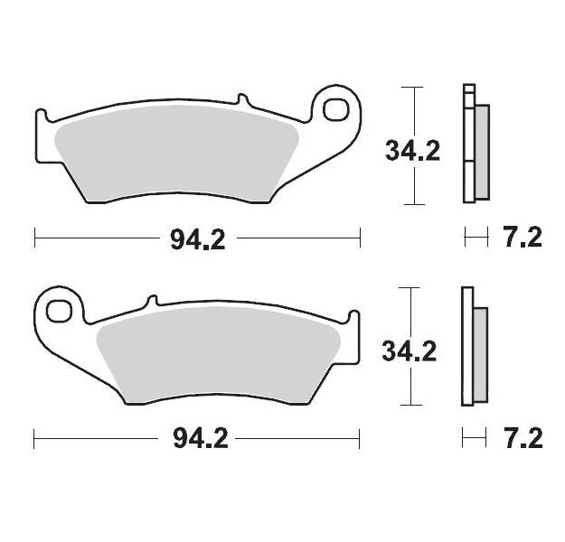 BRAKE PAD RACING GP