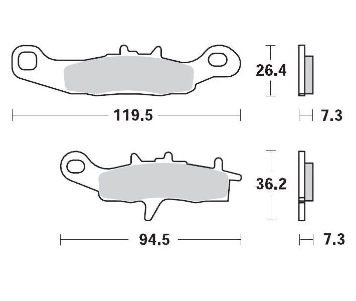 BRAKE PAD RACING