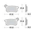BRAKE PAD RACING GP