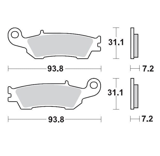 BRAKE PAD RACING