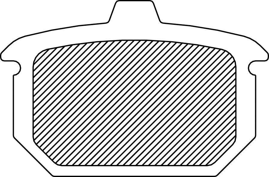 BRAKE PAD-DRAG SINTERD