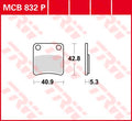 BRAKE PAD TRW MCB832P