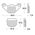 MM BRAKEPAD KAWASAKI