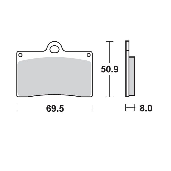 BRAKE PAD SINTER
