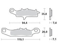 BRAKE PAD RACING