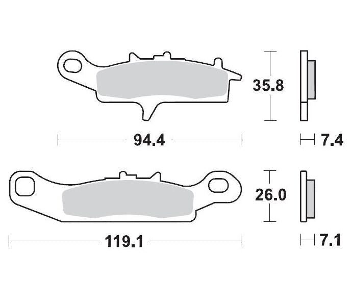 BRAKE PAD RACING