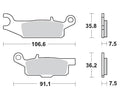 BRAKE PAD RACING