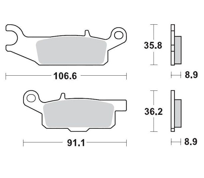 BRAKE PAD RACING