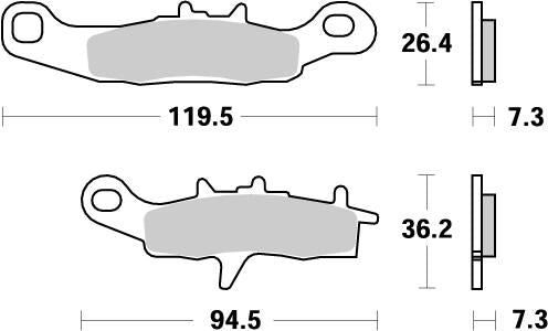 BRAKE PAD NITRO