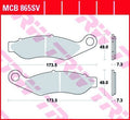 BRAKE PAD SINTER FRONT STREET
