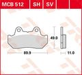 BRAKE PAD SINTER REAR STR
