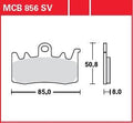 BRAKE PAD SINTER FRONT STREET