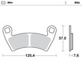 BRAKE PAD NITRO